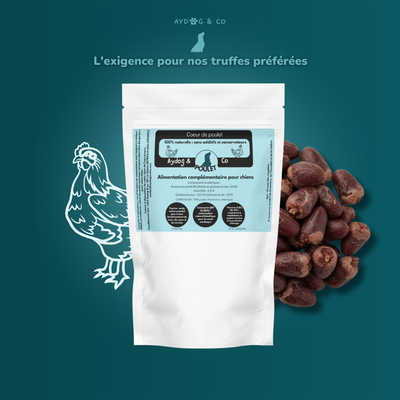 Coeur de poulet - Friandises pour chien