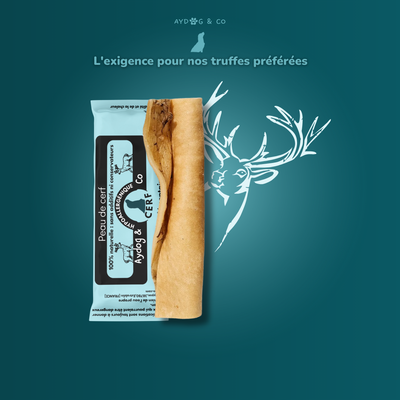 Peau de cerf - friandises pour chien