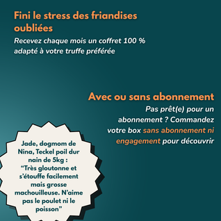 Box mensuelle personnalisée de friandises