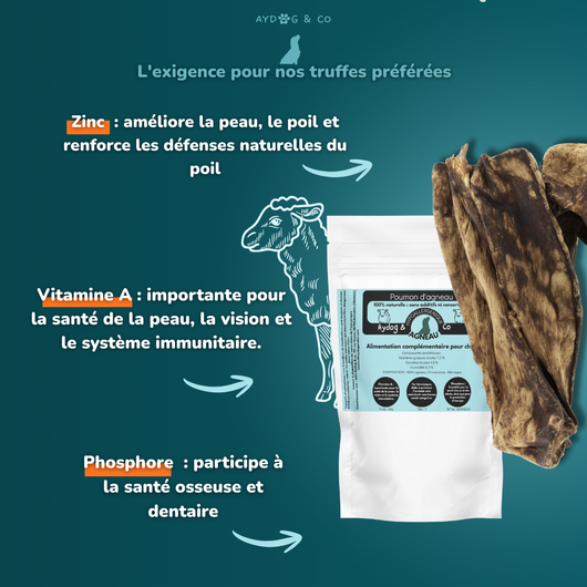 Lamb lung - dog treats