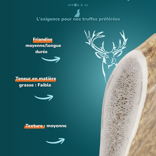 Bois de daim - Friandises pour chiens