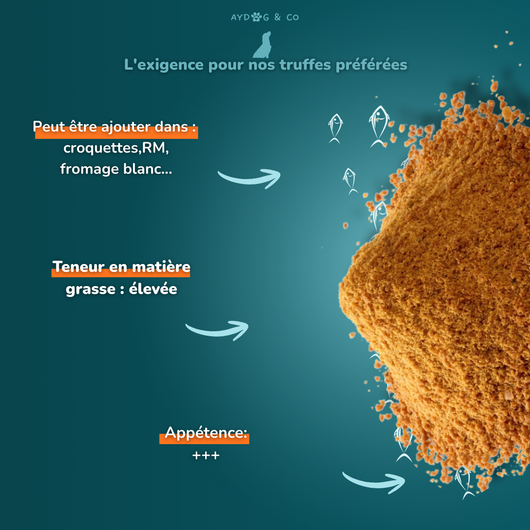 Poudre de saumon 200g - Complément alimentaire pour chien