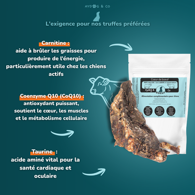 Coeur de boeuf - Friandises pour chien
