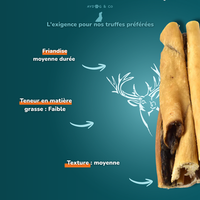 Peau de cerf - friandises pour chien