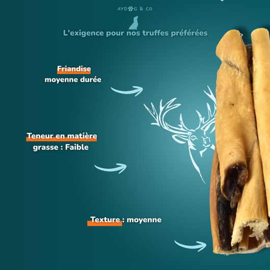 Peau de cerf - friandises pour chien