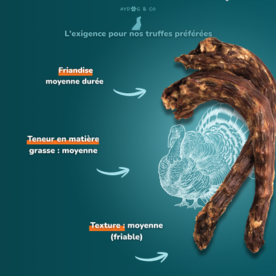 Cou de dinde - friandise pour chien