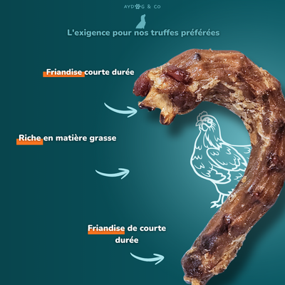 Cou de poulet - Friandises pour chien