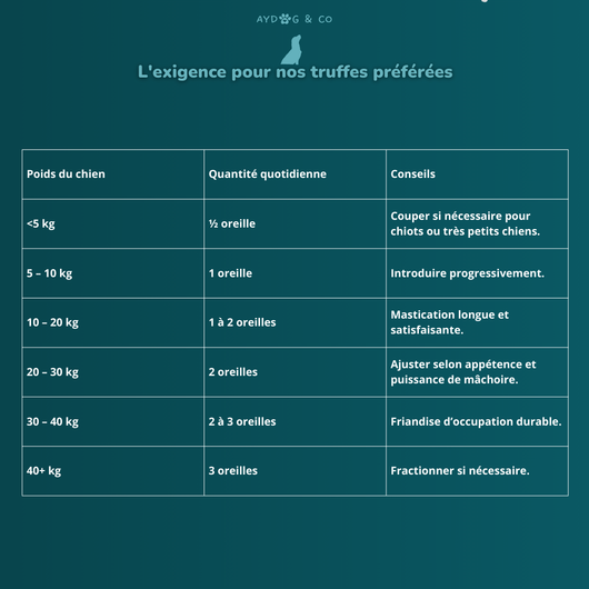 Oreilles d'agneau avec poils - Friandises pour chien