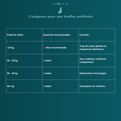 Sabot de bœuf - Friandises pour chien