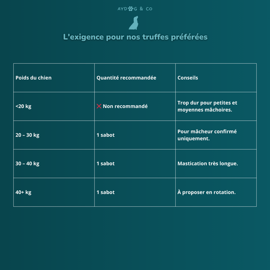 Sabot de bœuf - Friandises pour chien