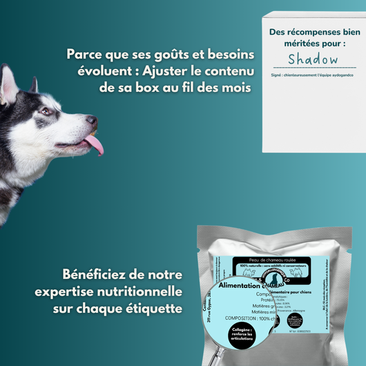 Box mensuelle personnalisée de friandises